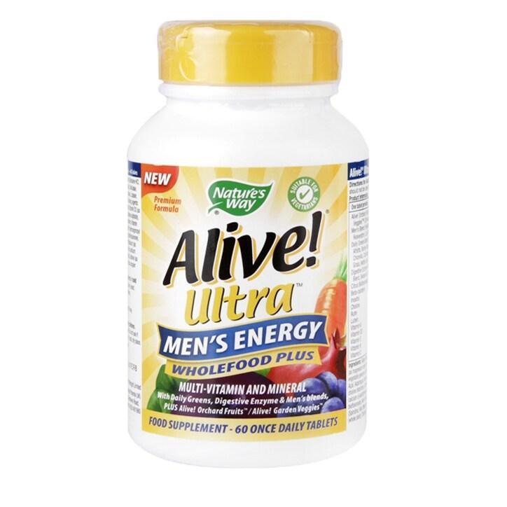 Nature's Way Alive! Men's Ultra Energy 60 Tablets - BeesActive Australia