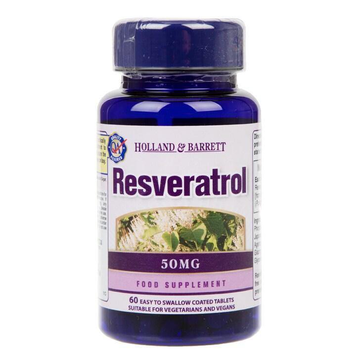 Holland & Barrett Resveratrol 60 Tablets 50mg - BeesActive Australia