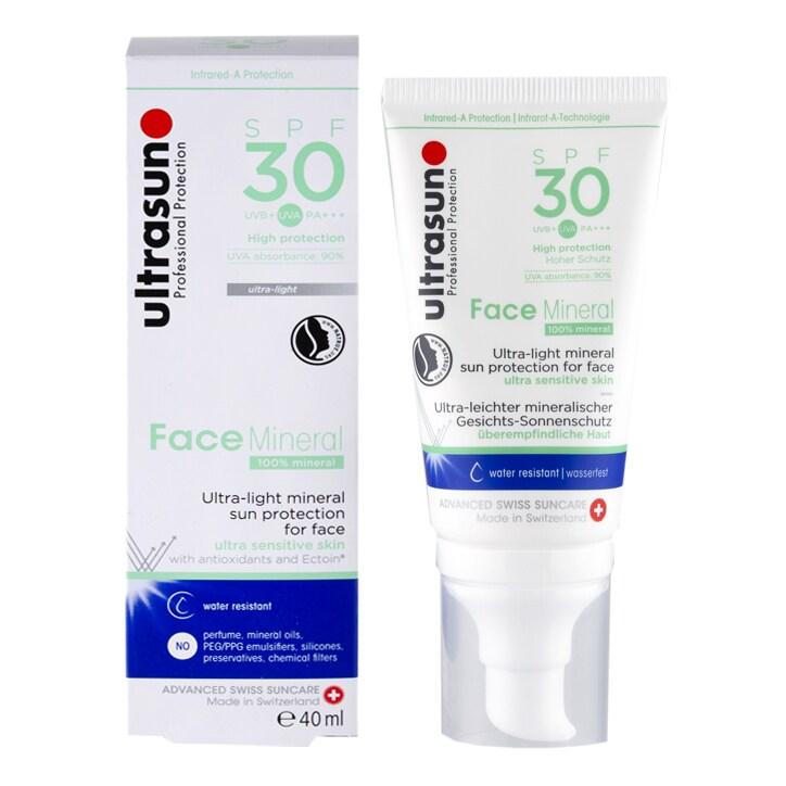 Ultrasun Face Mineral Sunscreen SPF30 40ml - BeesActive Australia