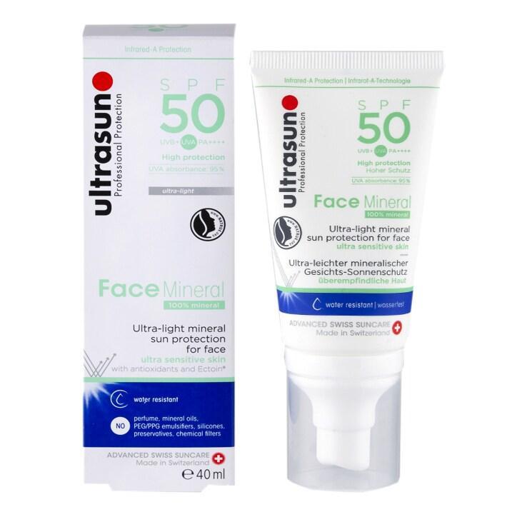 Ultrasun Face Mineral Sunscreen SPF50 40ml - BeesActive Australia