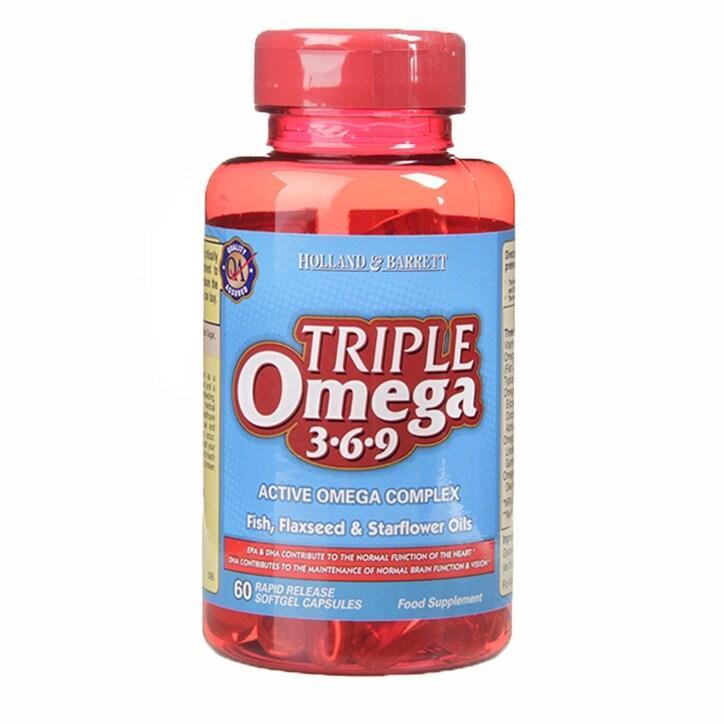Holland & Barrett Triple Omega 369 60 Capsules 1000mg - BeesActive Australia