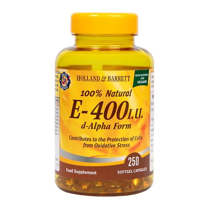 Holland & Barrett Vitamin E 400iu 250 Softgel Capsules - BeesActive Australia