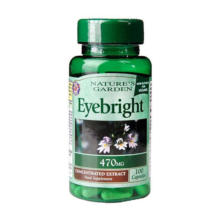 Nature's Garden Eyebright 470mg 100 Capsules - BeesActive Australia