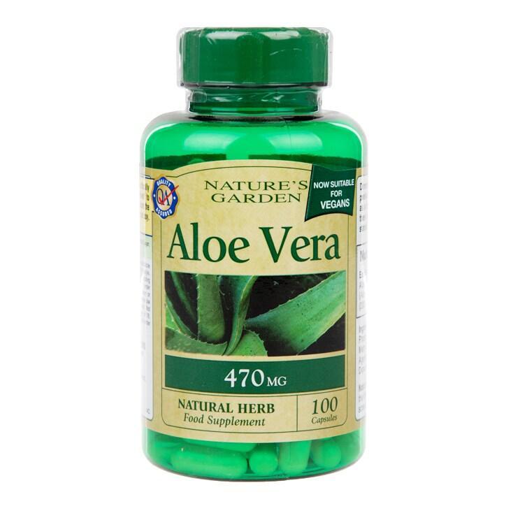 Nature's Garden Aloe Vera 100 Capsules 470mg - BeesActive Australia