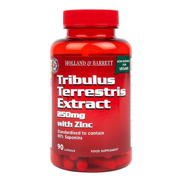 Holland & Barrett Tribulus Terrestris Extract with Zinc 250mg 90 Capsules - BeesActive Australia