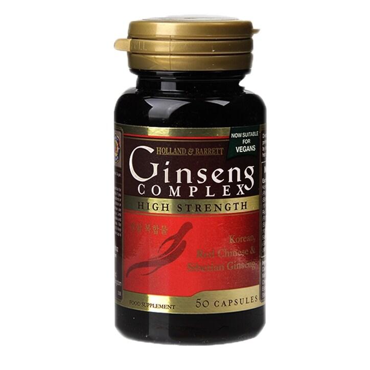 Holland & Barrett High Strength Ginseng Complex 50 Capsules - BeesActive Australia