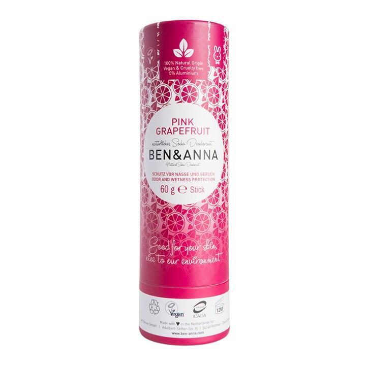 Ben & Anna - Pink Grapefruit Deodorant 60g - BeesActive Australia
