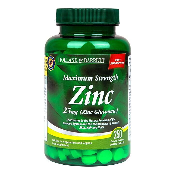 Holland & Barrett Zinc 250 Tablets 25mg - BeesActive Australia