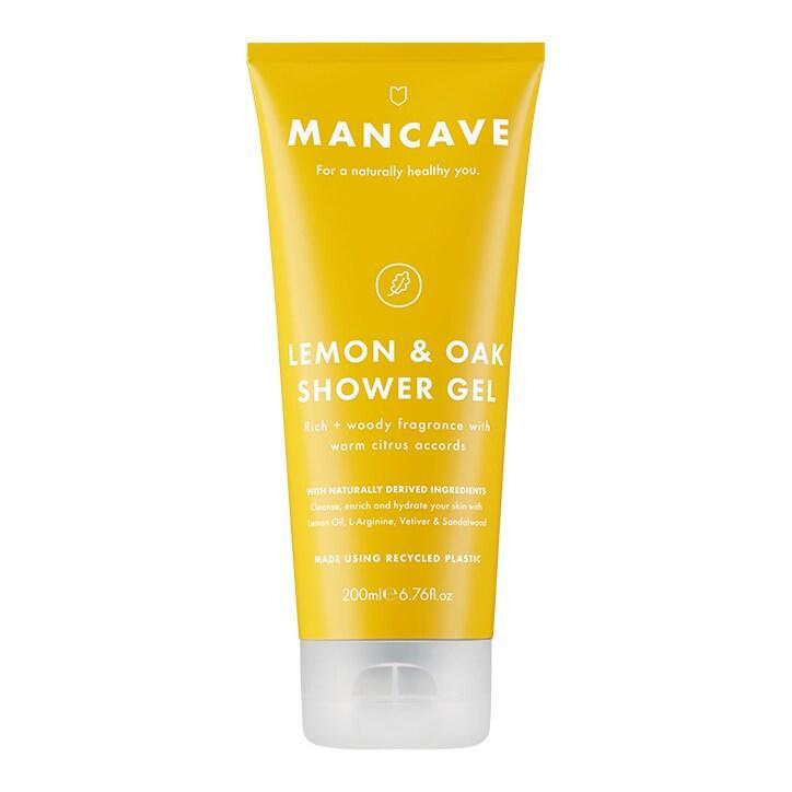 ManCave Lemon & Oak Shower Gel 200ml - BeesActive Australia