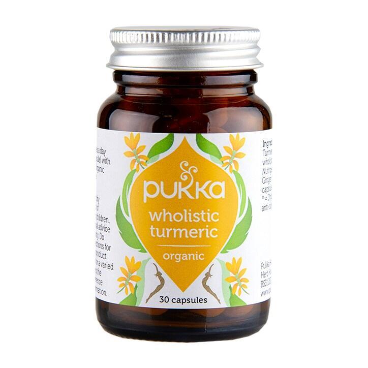 Pukka Wholistic Turmeric 30 Capsules - BeesActive Australia