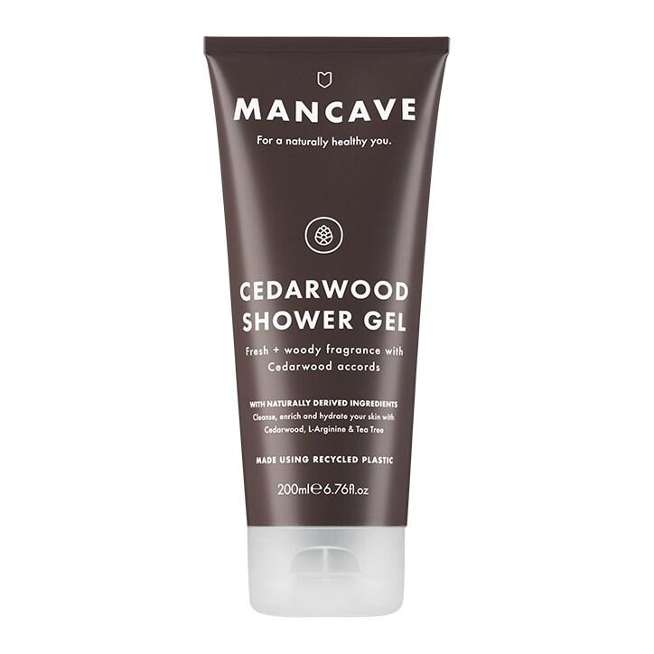 ManCave Cedarwood Shower Gel 200ml - BeesActive Australia
