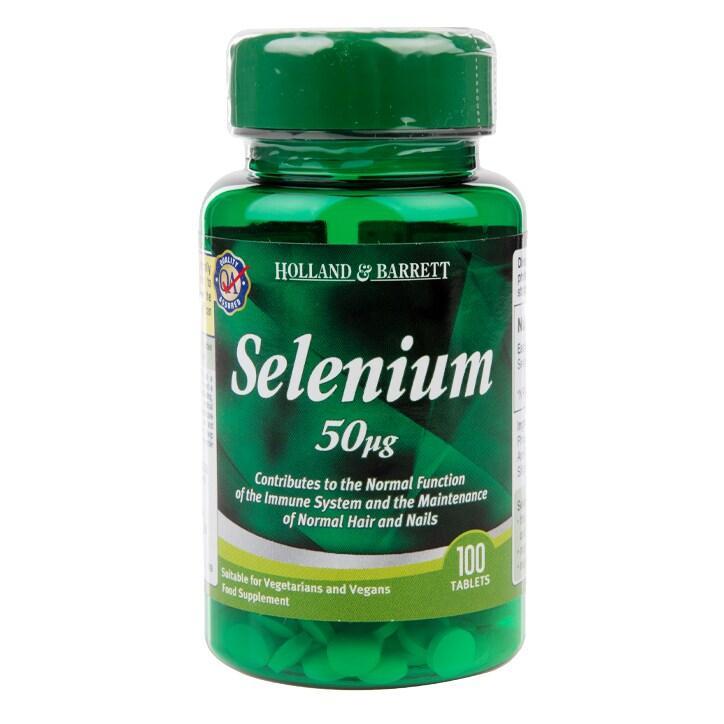 Holland & Barrett Selenium 100 Tablets 50ug - BeesActive Australia
