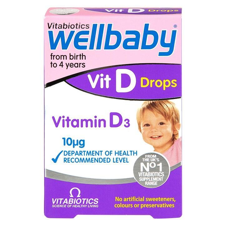 Vitabiotics Wellbaby Vitamin D-Drops 10μg 30ml - BeesActive Australia