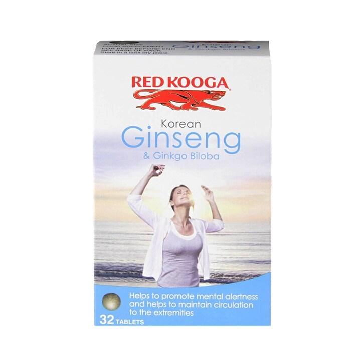 Red Kooga Korean Ginseng & Ginkgo Biloba 32 Tablets - BeesActive Australia