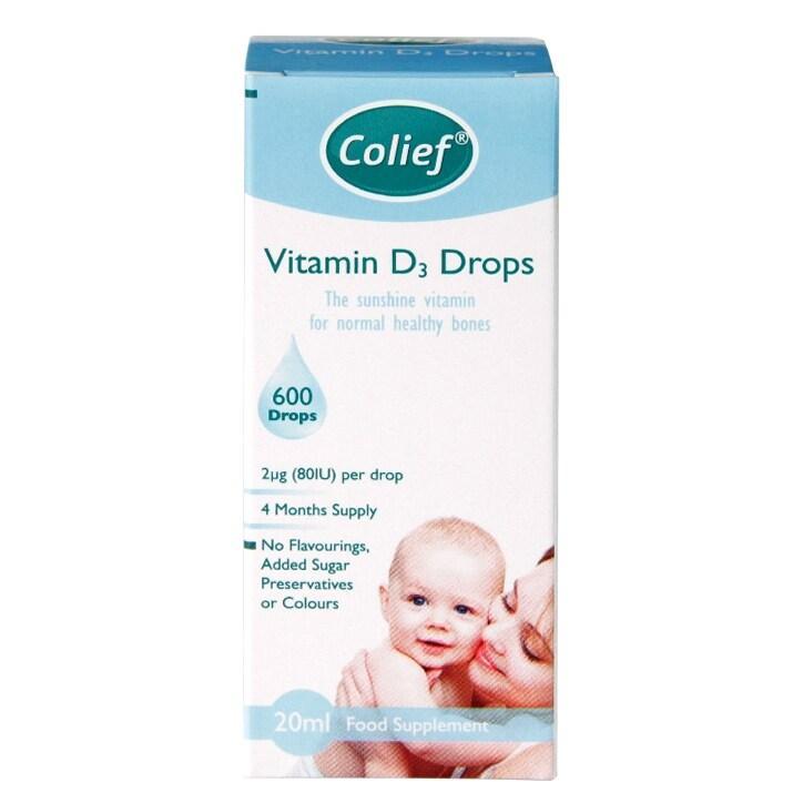 Colief Vitamin D Drops 20ml - BeesActive Australia
