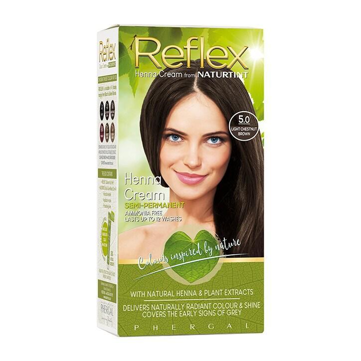 Naturtint Reflex Semi-Permanent Hair Colour 5.0 (Light Chestnut Brown) - BeesActive Australia