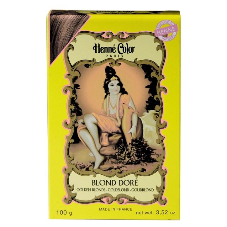 Henne Color Henna Powder Hair Colour Golden Blonde 100g - BeesActive Australia