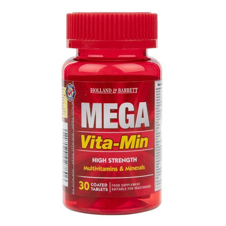 Holland & Barrett High Strength Mega VitaMin 30 Caplets - BeesActive Australia
