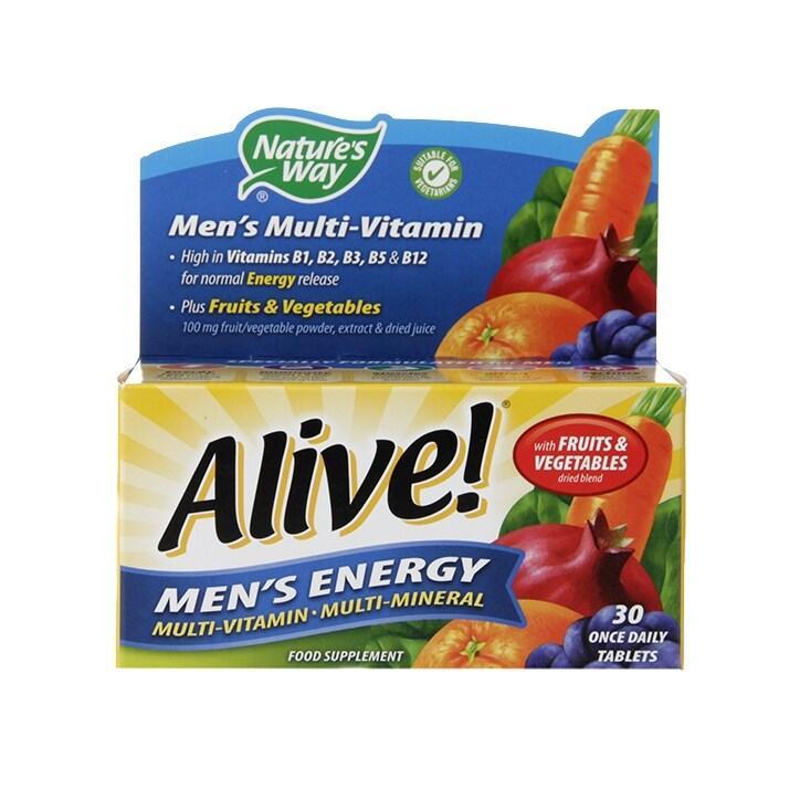 Nature's Way Alive! Men's Energy Multi-Vitamin 30 Tablets - BeesActive Australia