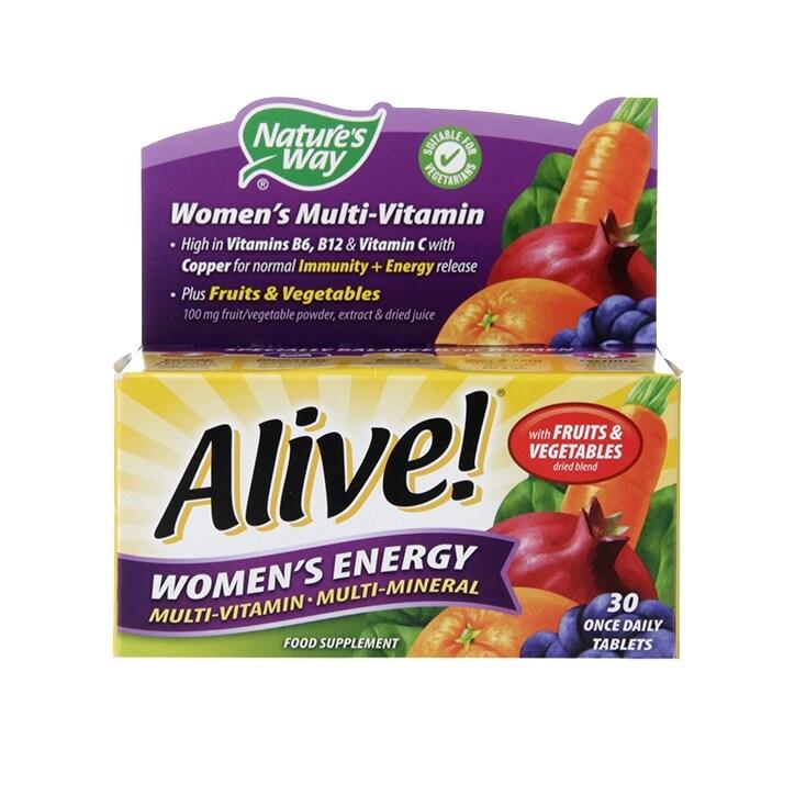 Nature's Way Alive! Women's Energy Multi-Vitamin 30 Tablets - BeesActive Australia