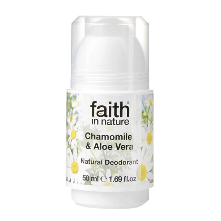 Faith in Nature Chamomile & Aloe Vera Roll-On Deodorant 50ml - BeesActive Australia