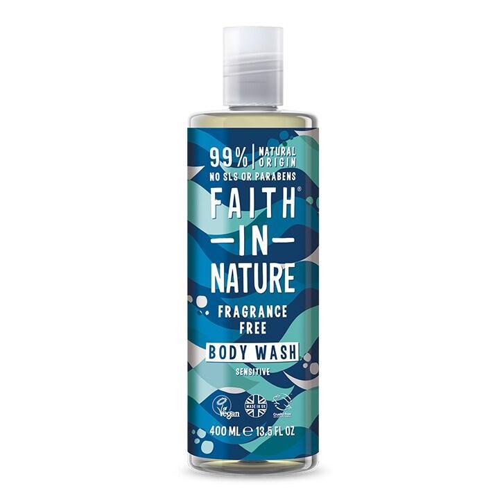 Faith in Nature Fragrance Free Body Wash 400ml - BeesActive Australia
