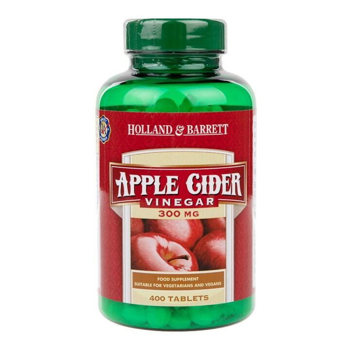 Holland & Barrett Apple Cider Vinegar 400 Tablets 300mg - BeesActive Australia