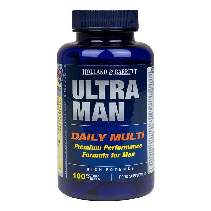 Holland & Barrett Ultra Man Multivitamin 100 Caplets - BeesActive Australia