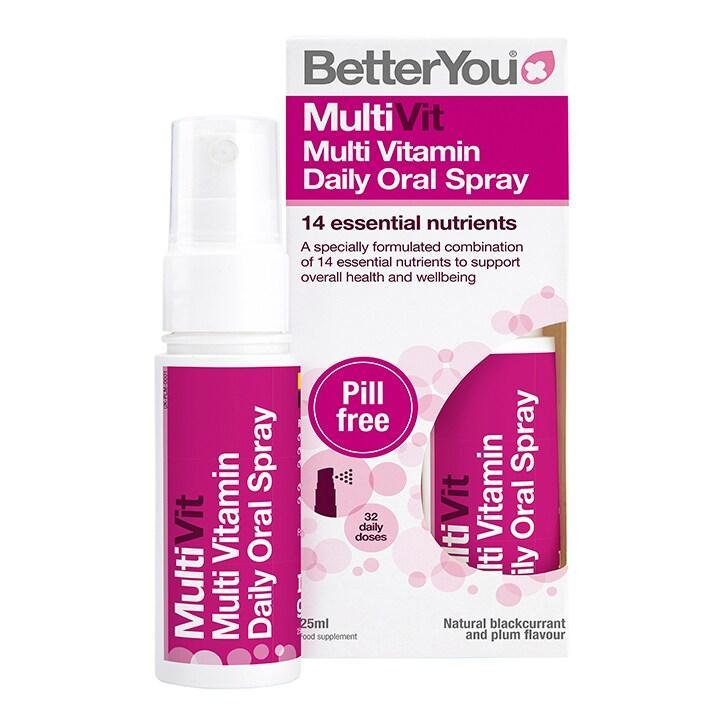 BetterYou MultiVit Oral Spray 25ml - BeesActive Australia