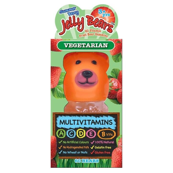 Jelly Bears Multivitamins Fruit Bear 60 Chewables - BeesActive Australia