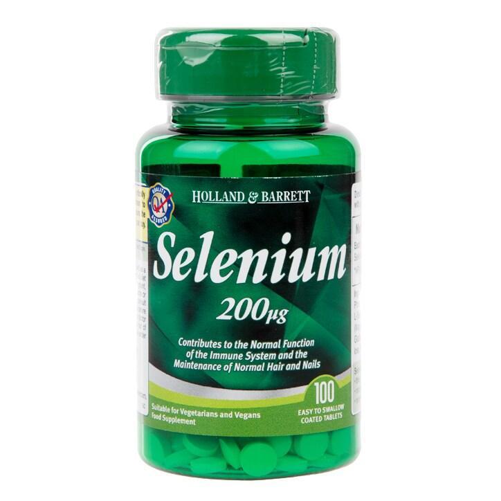 Holland & Barrett Selenium 100 Tablets 200ug - BeesActive Australia