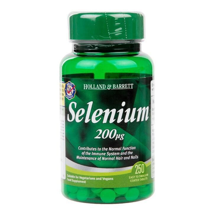 Holland & Barrett Selenium 250 Tablets 200ug - BeesActive Australia