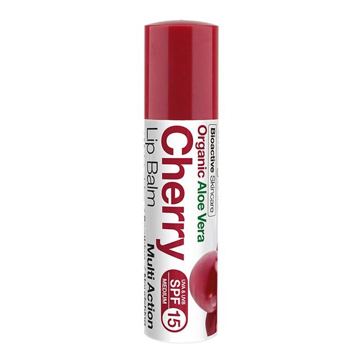 Dr Organic Aloe Vera Cherry Lip Balm 5.7ml - BeesActive Australia