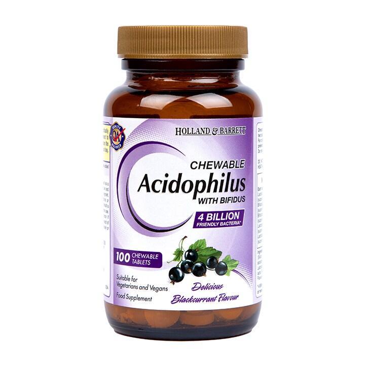 Holland & Barrett Chewable Acidophilus with Bifidus 100 Tablets - BeesActive Australia