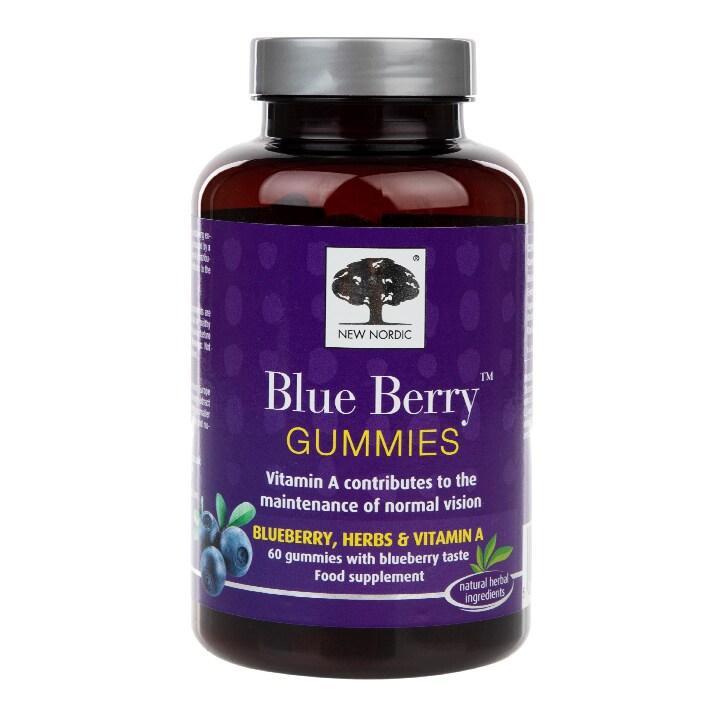 New Nordic Blue Berry 60 Gummies - BeesActive Australia