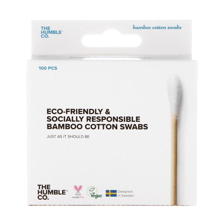 Humble Bamboo Cotton Swabs - White 100pcs - BeesActive Australia