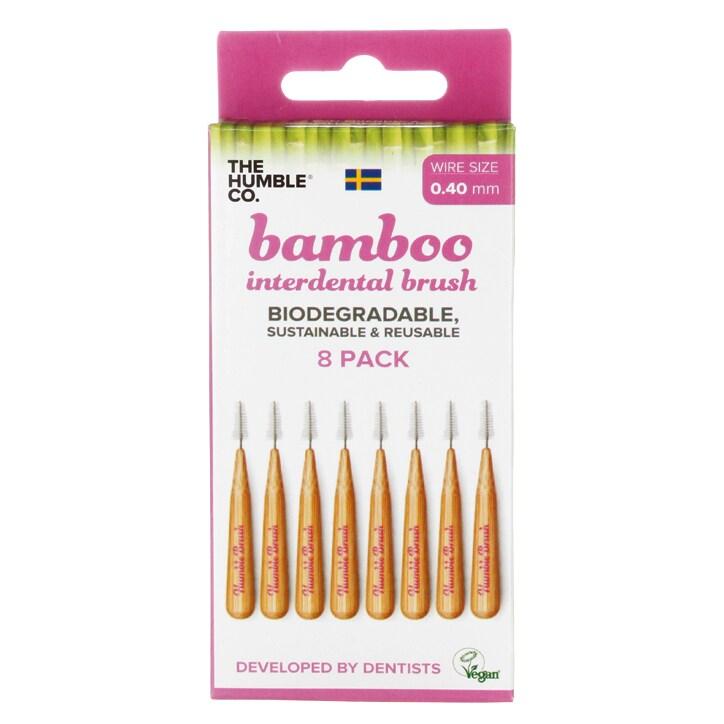 Humble Bamboo Interdental Brush 0.4mm 8 pack - BeesActive Australia