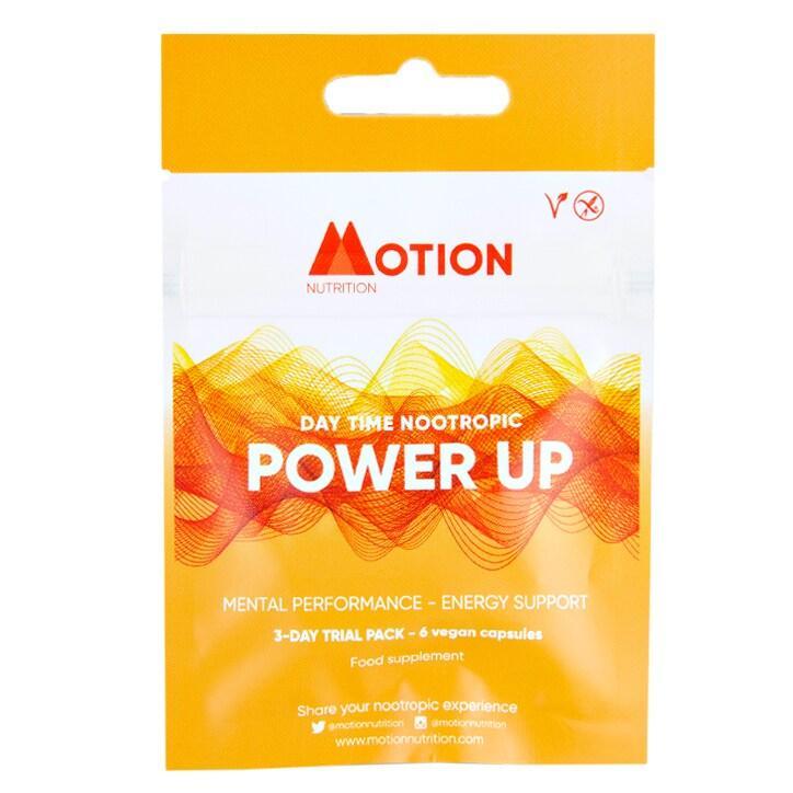 Motion Nutrition Day Time Power Up 6 Capsules 3 Day Trial Pack - BeesActive Australia