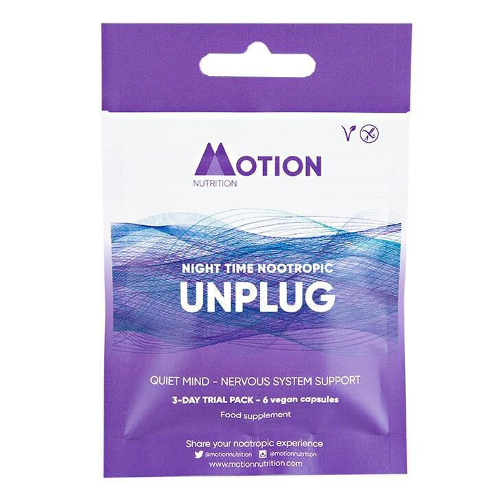 Motion Nutrition Night Time Unplug 6 Capsules 3 Day Trial Pack - BeesActive Australia