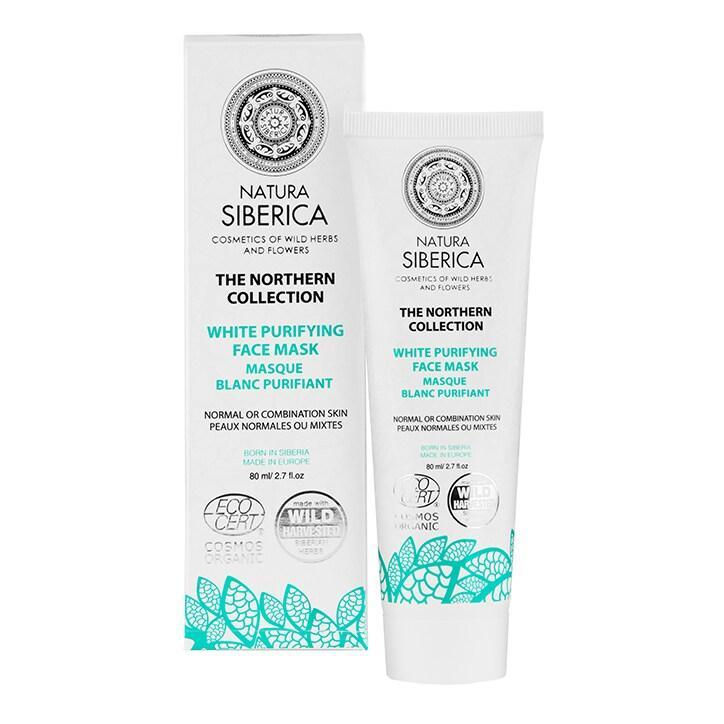 Natura Siberica Northern White Purifying Face Mask 80ml - BeesActive Australia