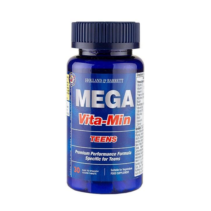 Holland & Barrett Mega VitaMin Teens 30 Capsules - BeesActive Australia
