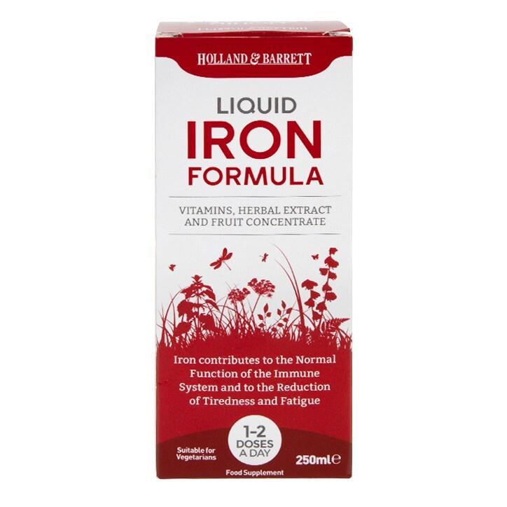 Holland & Barrett Liquid Iron Formula 250ml - BeesActive Australia