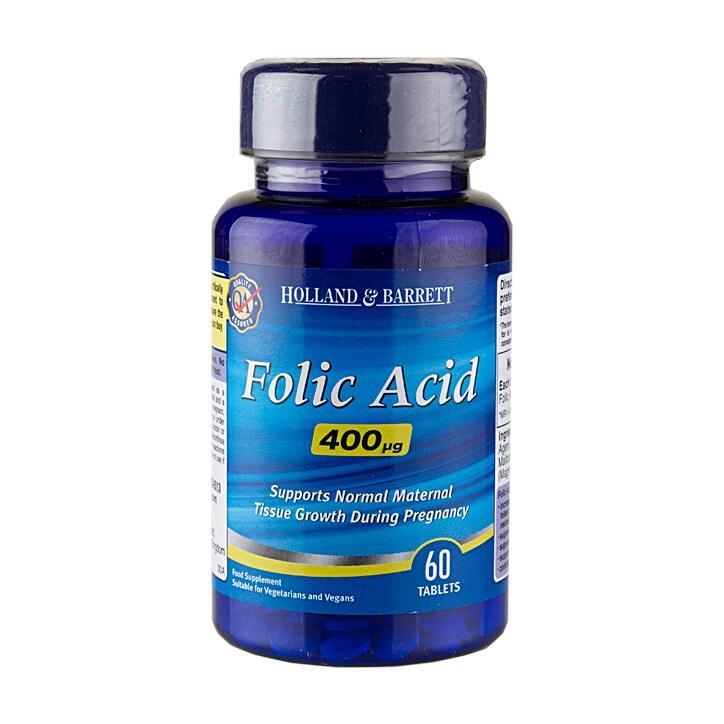 Holland & Barrett Folic Acid 60 Tablets 400ug - BeesActive Australia