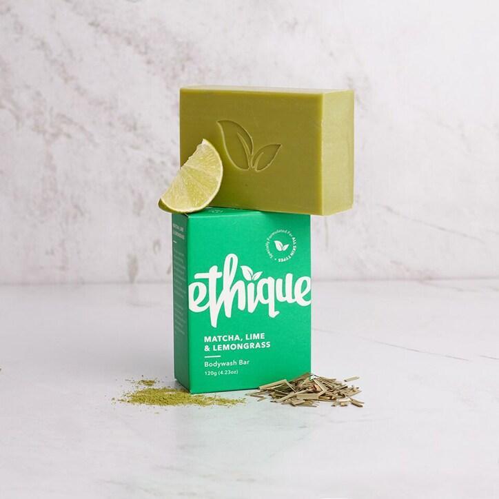 Ethique Matcha, Lime & Lemongrass Bodywash Bar 120g - BeesActive Australia
