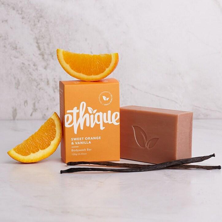 Ethique Sweet Orange & Vanilla Bodywash Bar 120g - BeesActive Australia
