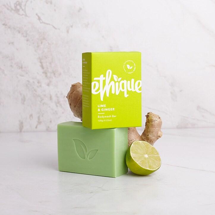 Ethique Lime & Ginger Bodywash Bar 120g - BeesActive Australia