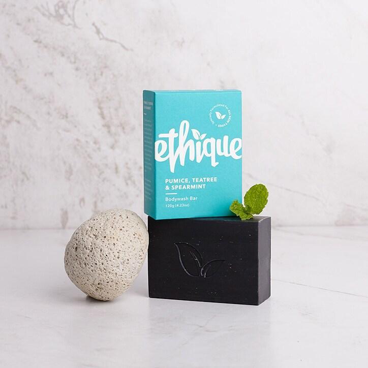 Ethique Pumice, Tea Tree & Spearmint Bodywash Bar 120g - BeesActive Australia