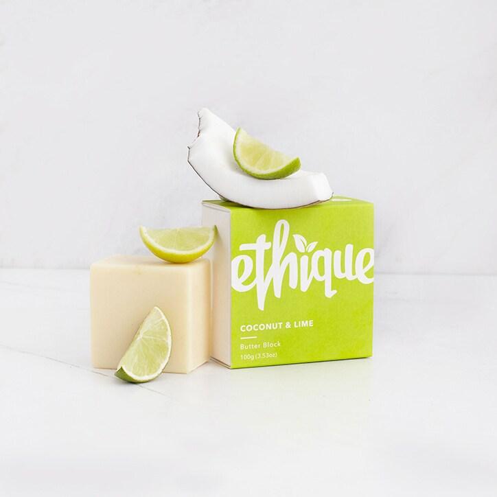 Ethique Coconut & Lime Butter Block 100g - BeesActive Australia