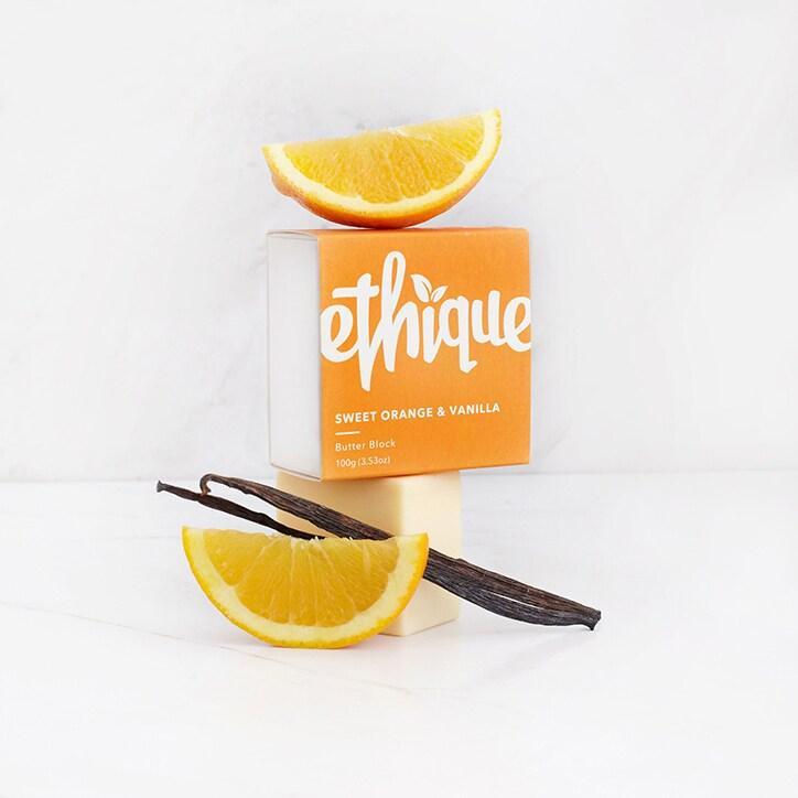 Ethique Sweet Orange & Vanilla Butter Block 100g - BeesActive Australia