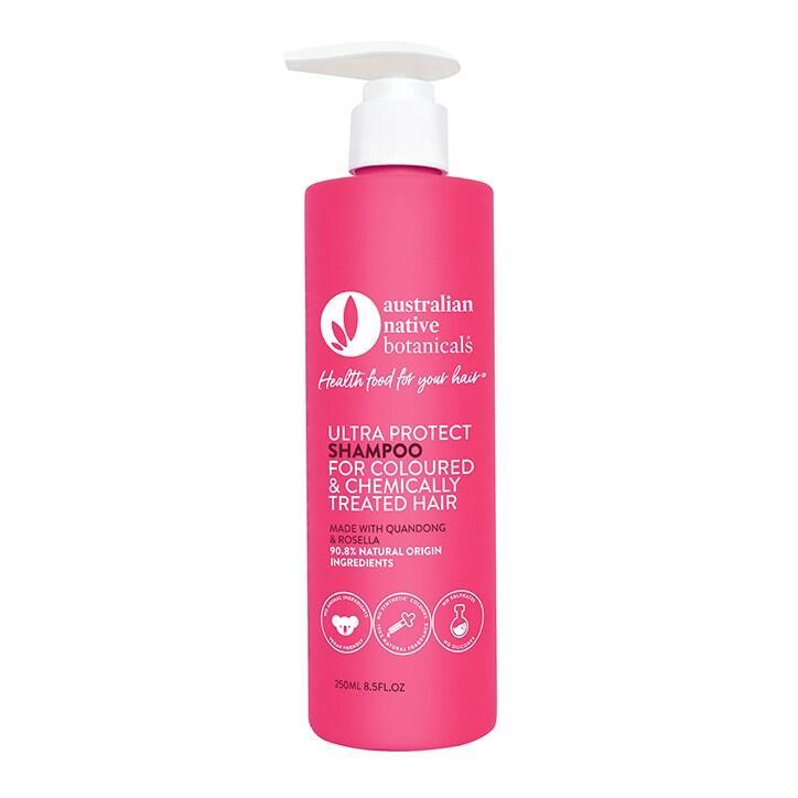 Australian Native Botanicals Ultra Protect Shampoo - Coloured & Chemically Treated Hair 250ml - BeesActive Australia